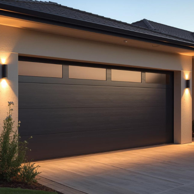 porte garage sectionnelle pose